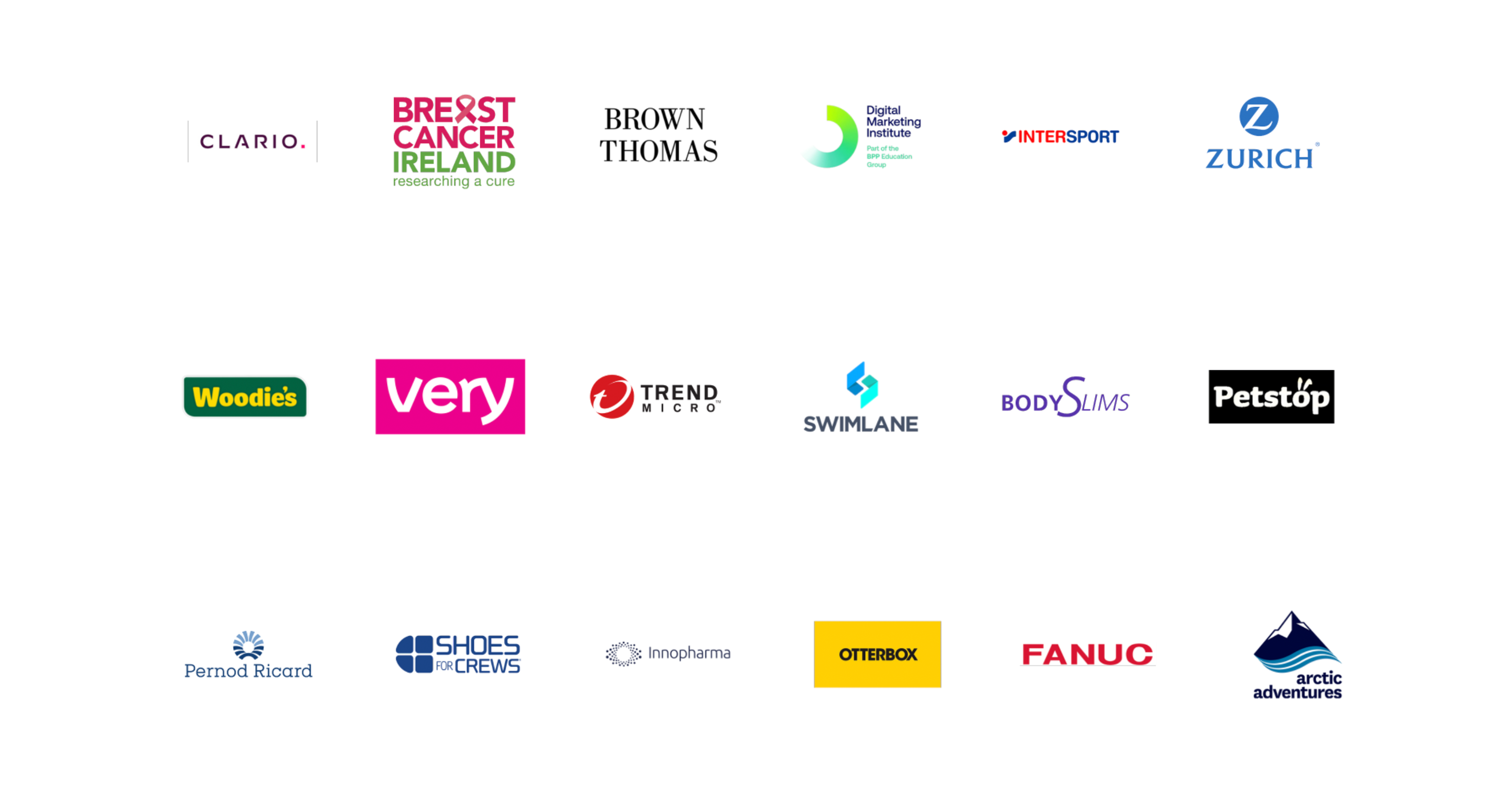 Logos of our clients