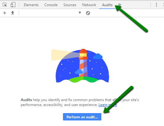 Google Lighthouse Audit