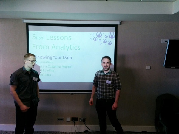 David and Zoran Google Analytics Workshop at 3XE
