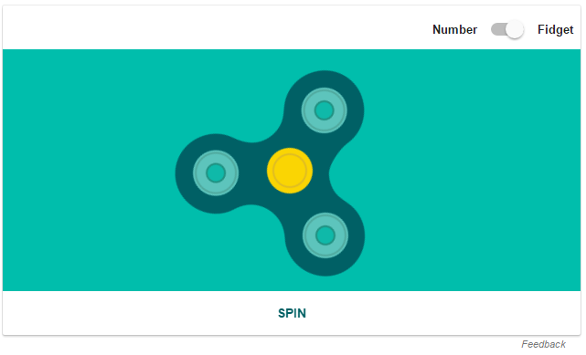 Google Fidget Spinner