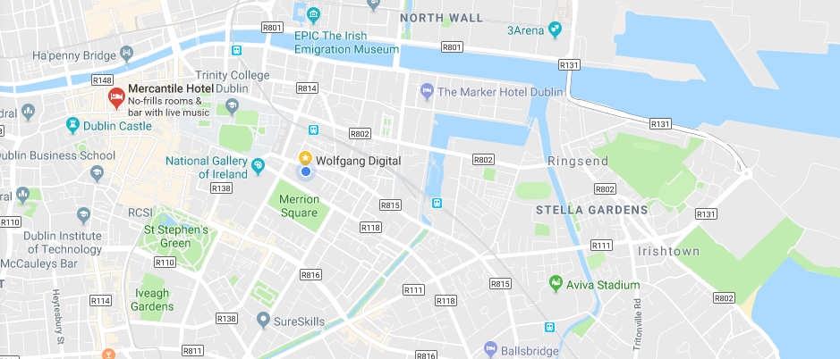 Google Maps Redesign Dublin