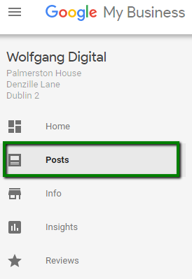 Google Posts - 1 - Wolfgang Digital