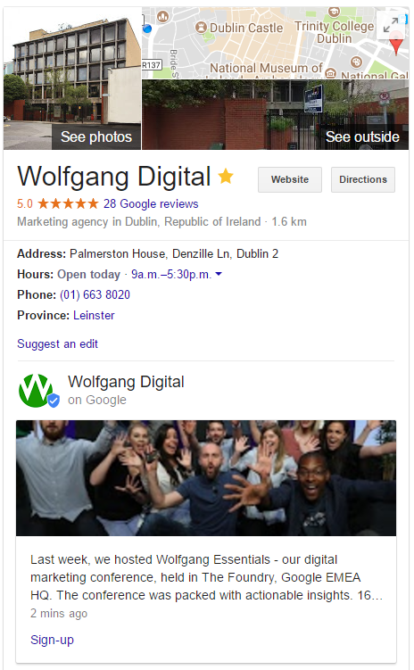 Google Posts - 7 - Wolfgang Digital