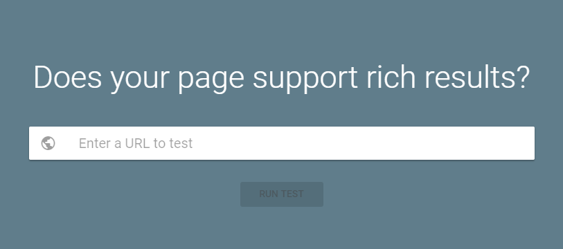 Rich Results Testing Tool