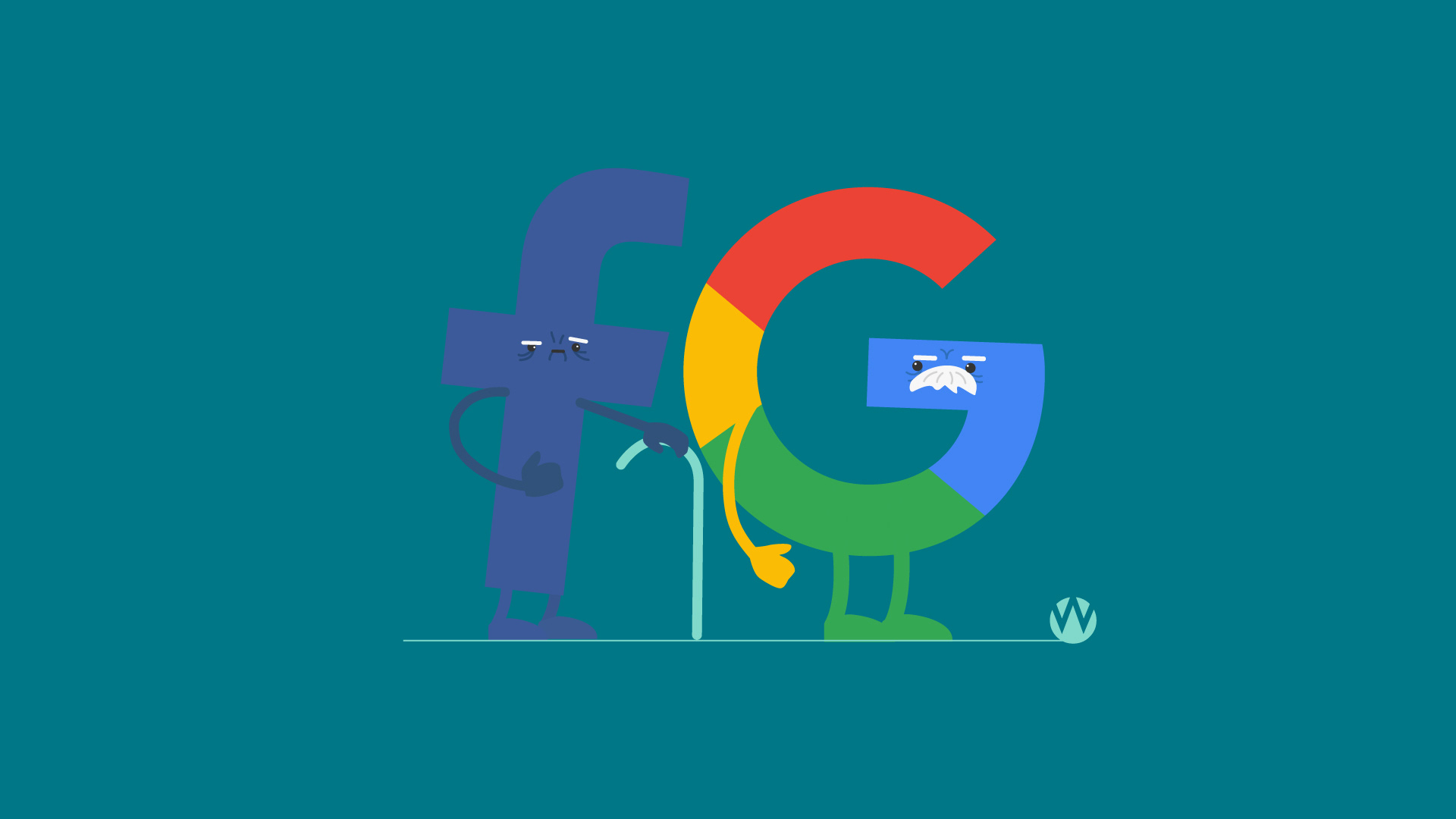 Wolfgang animation for matured Facebook and Google icons 