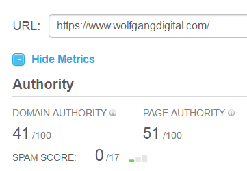 wolfgang digital spam score